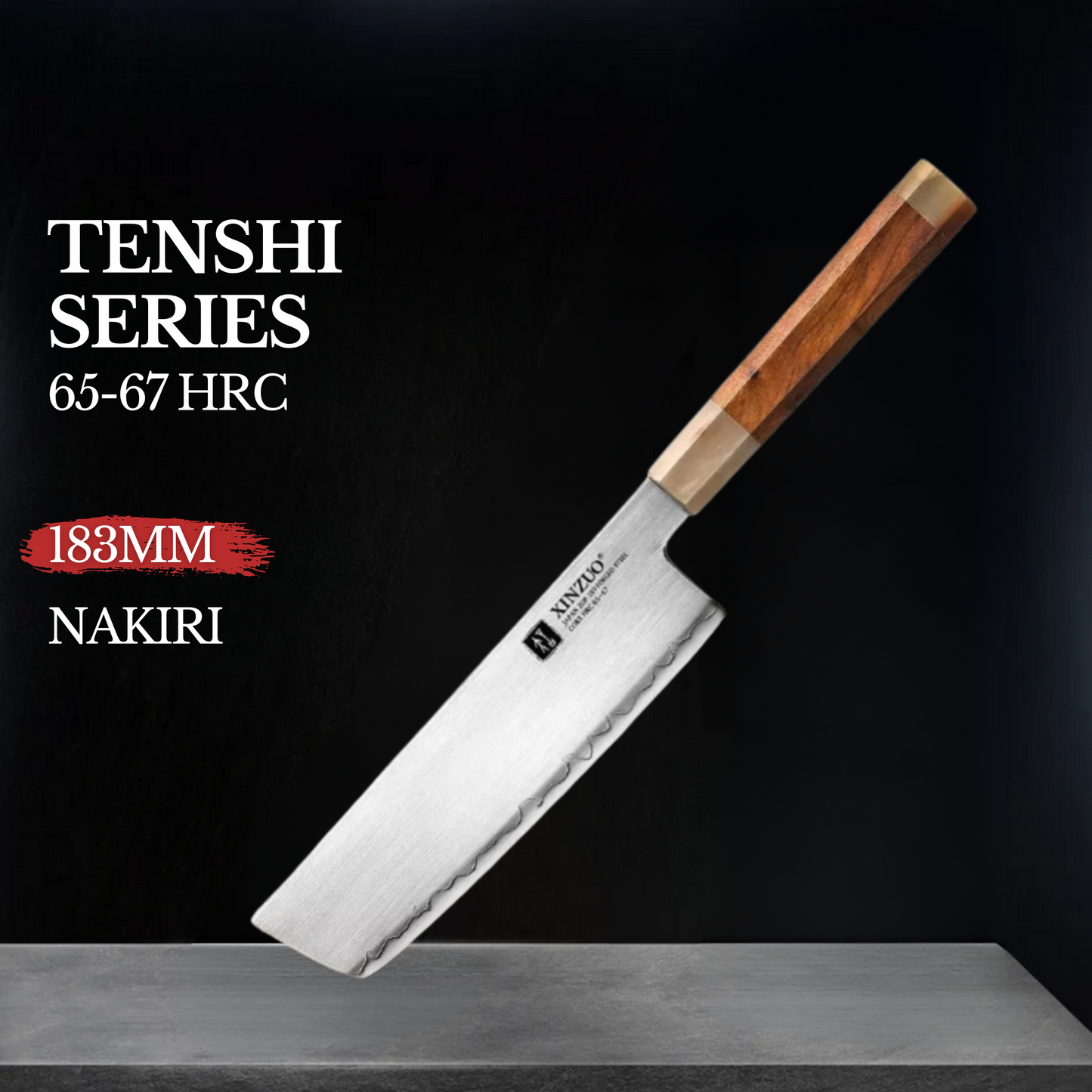 XINZUO Tenshi Series Nakiri Messer 183 mm - ZDP-189 Stahl