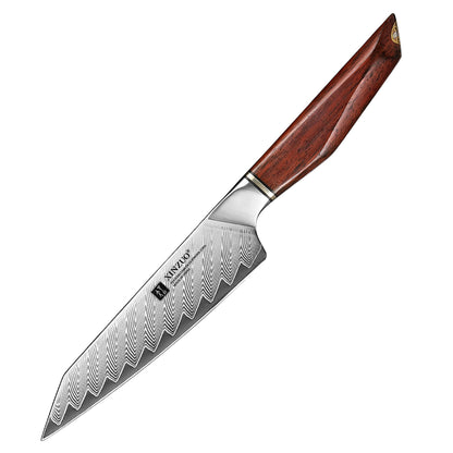 XINZUO x MAURO ULIASSI Universalmesser 140 mm - 73 Lagen Damaststahl