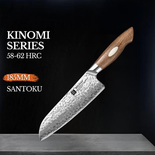 XINZUO 7" (180MM) Kinomi Series Santoku
