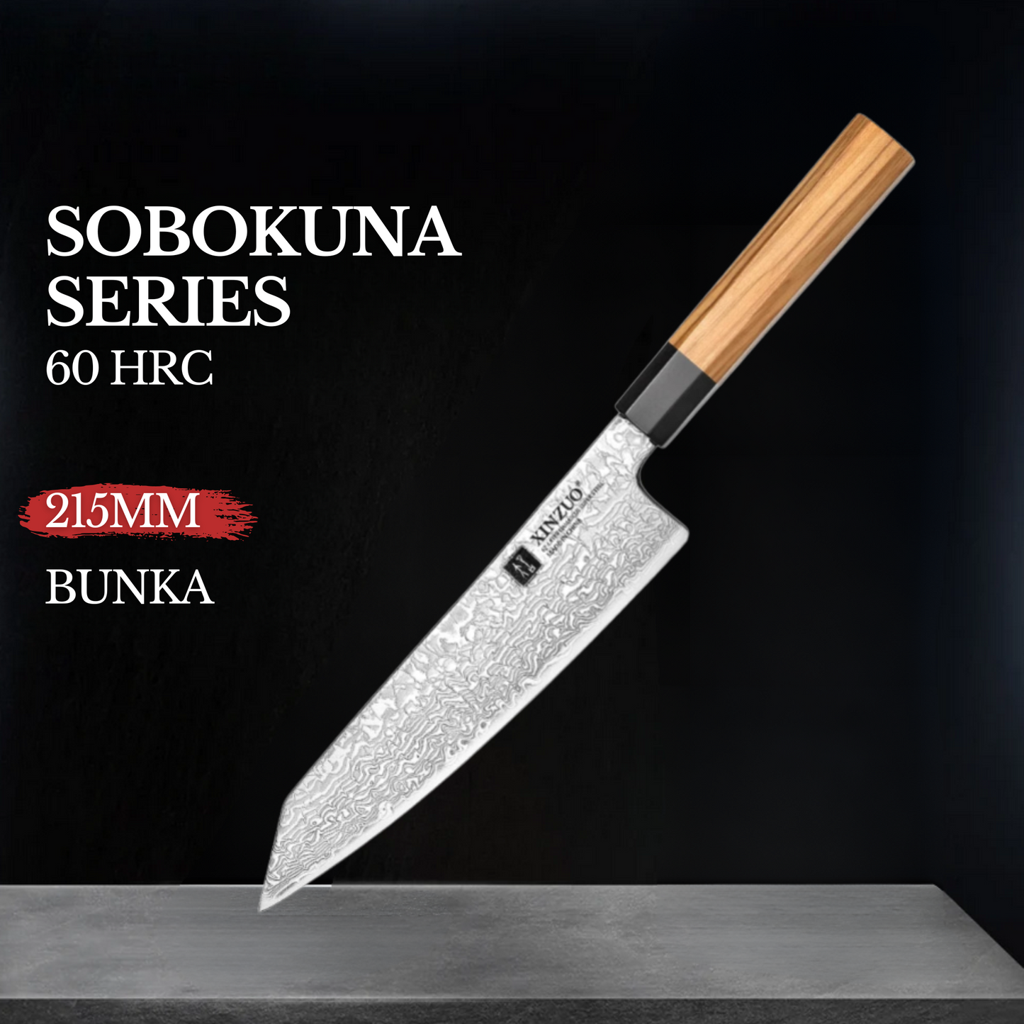 XINZUO 8.5" (215MM) Sobokuna Series Bunka