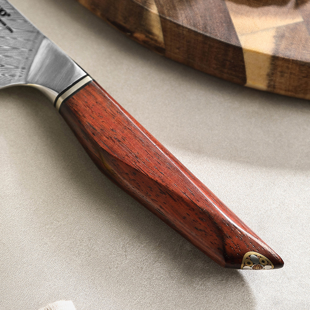 XINZUO x MAURO ULIASSI Universalmesser 140 mm - 73 Lagen Damaststahl