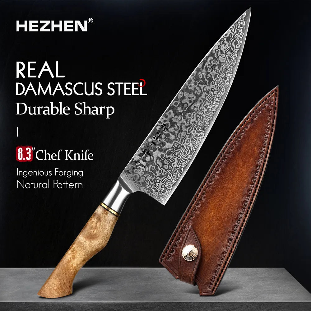 HEZHEN 8.3" (210MM) Master Series Chef's Knife