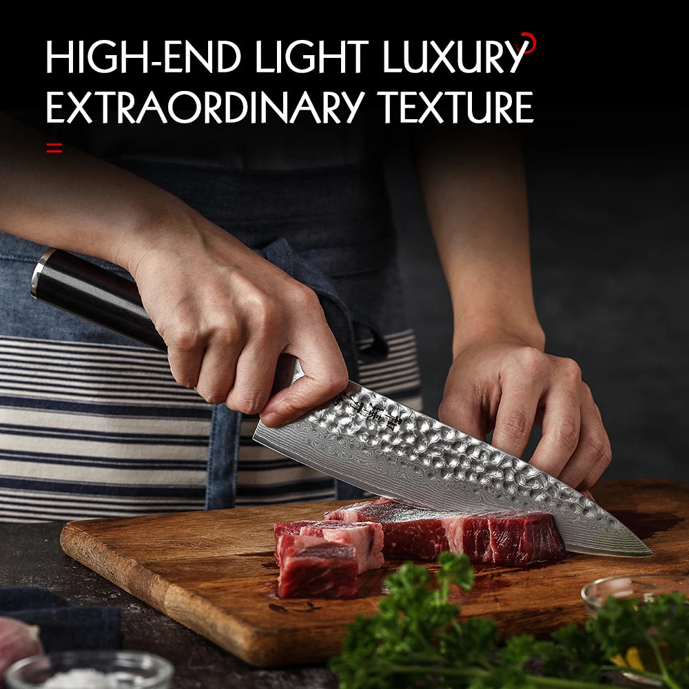 HEZHEN 8'' Hammer Series Chef's Knife