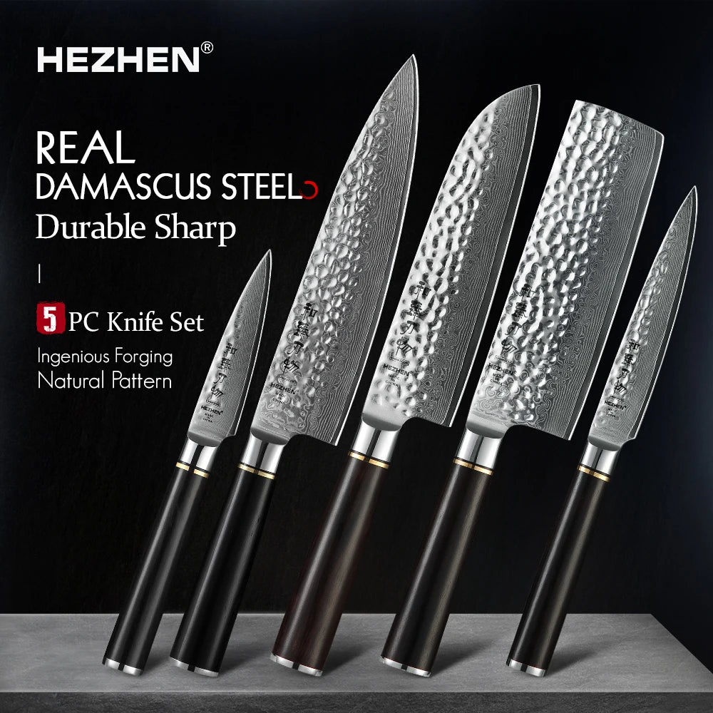 Hezhen Hammer Series, 5-part knife set