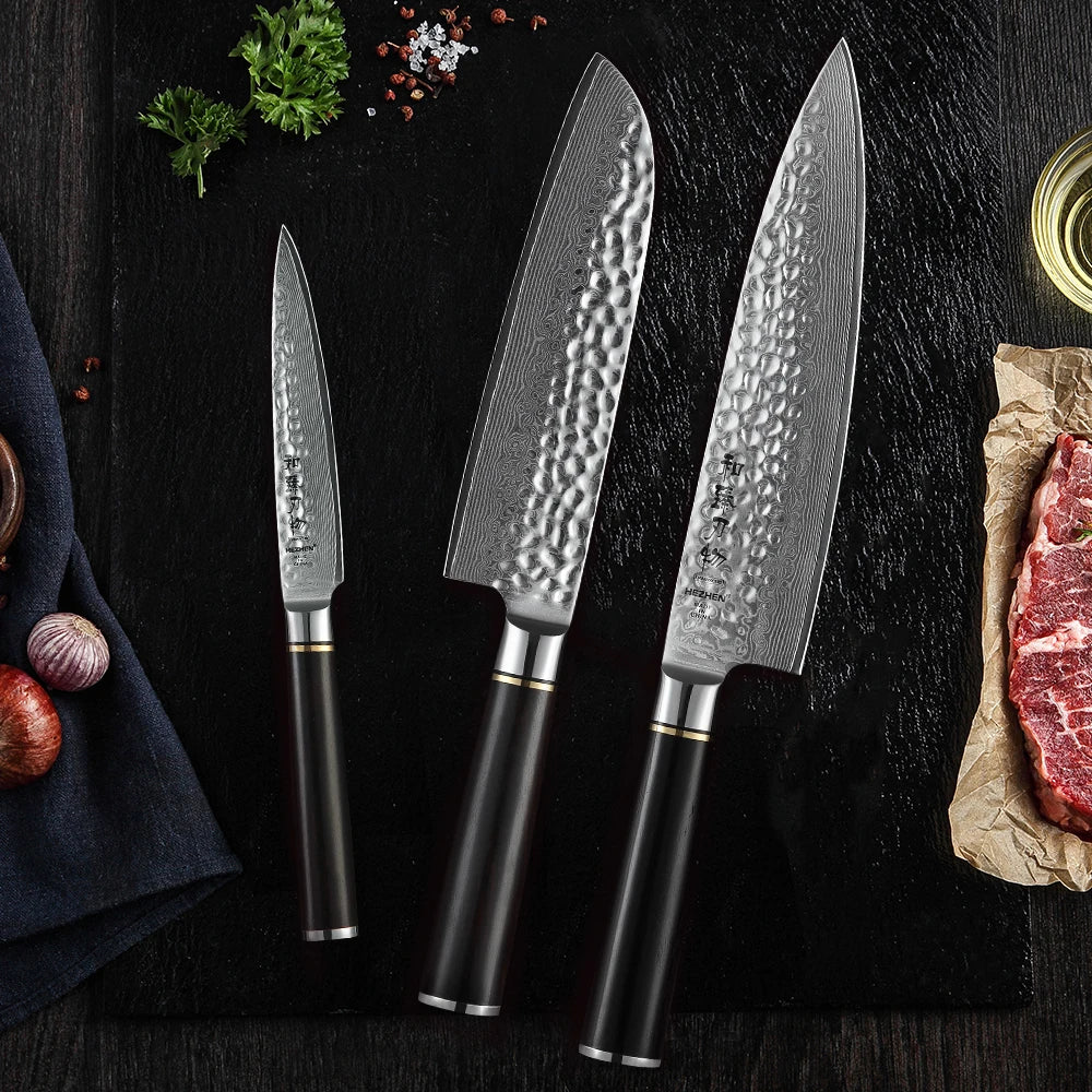 HEZHEN Hammer Series, 3-piece knife set