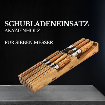 Akazienholz Schubladeneinsatz