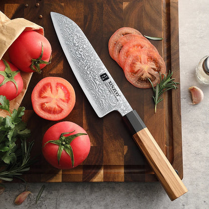 XINZUO 7.3" (185MM) Sobokuna Series Santoku