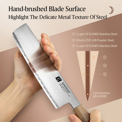 XINZUO 7.2'' (183MM) Tenshi Series Nakiri