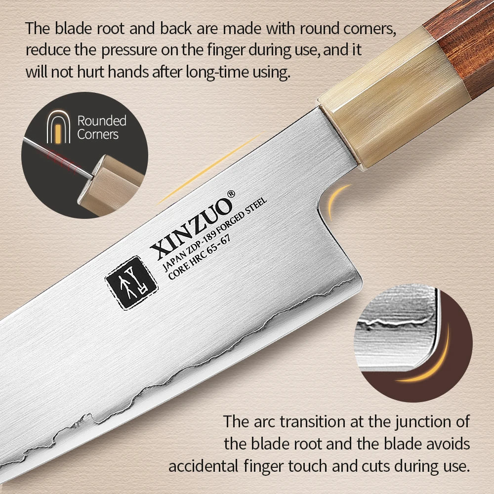 XINZUO 6.5'' (165MM) Tenshi Series Bunka