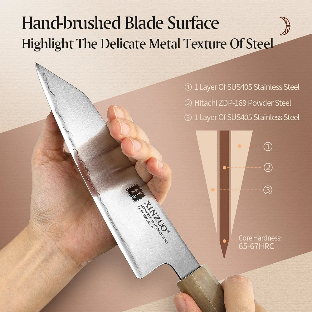 XINZUO 6.5'' (165MM) Tenshi Series Bunka