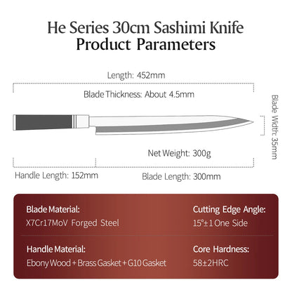 XINZUO 300MM Sakana SE Series Yanagiba