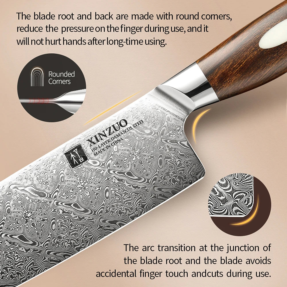 XINZUO 7" (180MM) Kinomi Series Nakiri