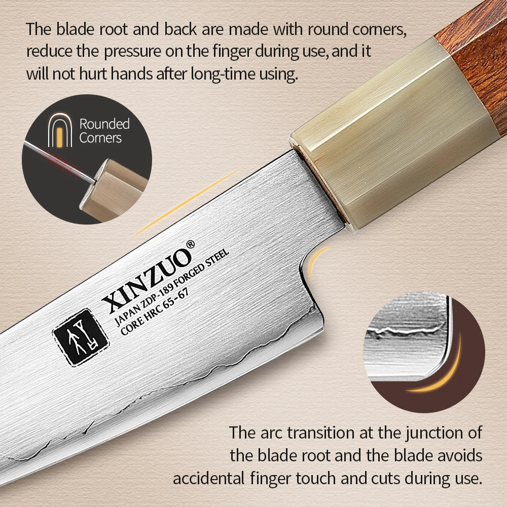 XINZUO 4.3'' (110MM) Tenshi Series paring knife