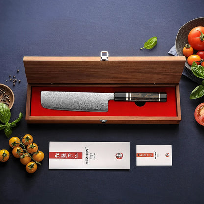 HEZHEN 7.1" (180MM) Tsubaki Series Nakiri