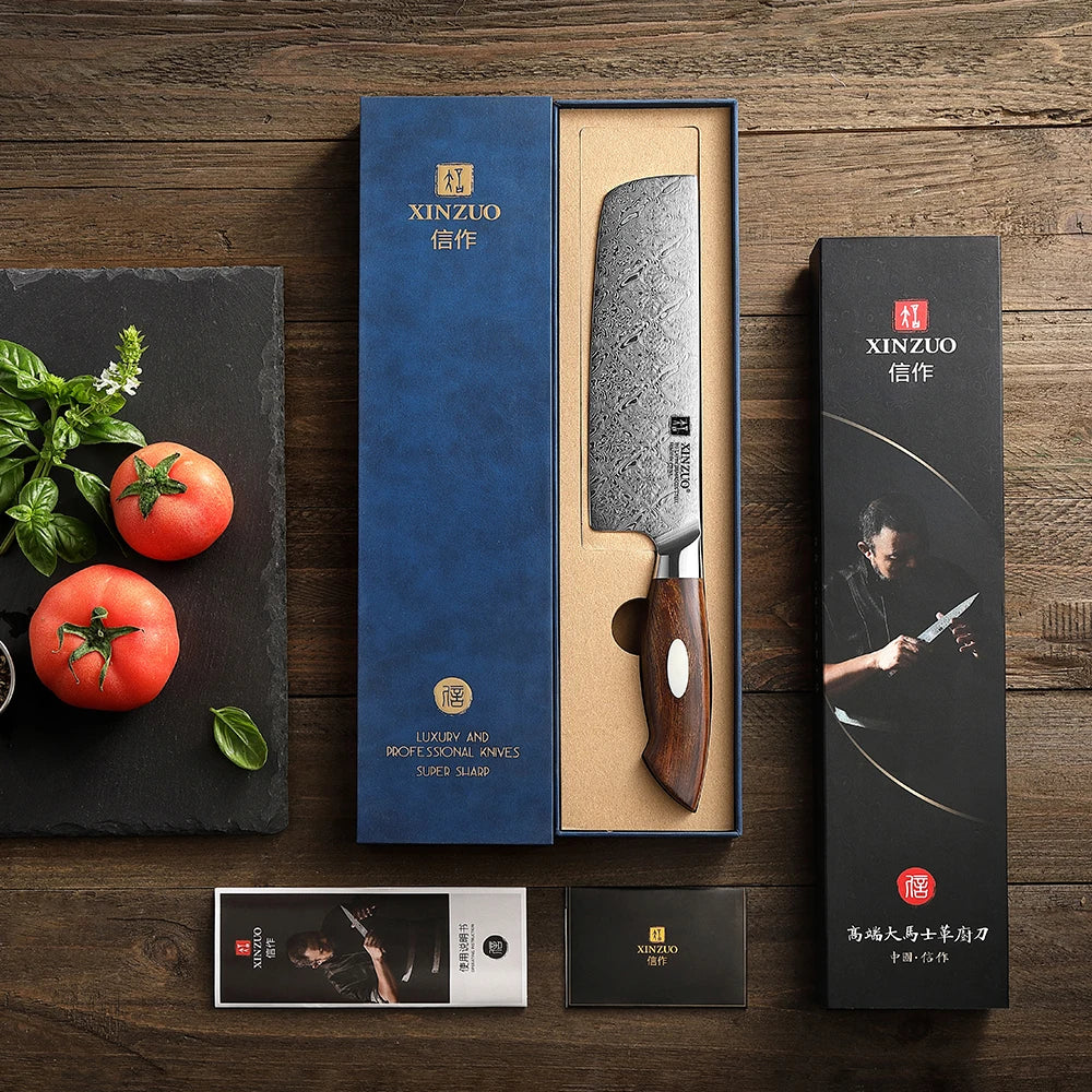 XINZUO 7" (180MM) Kinomi Series Nakiri