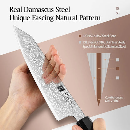 XINZUO 8.5" (215MM) Sobokuna Series Bunka