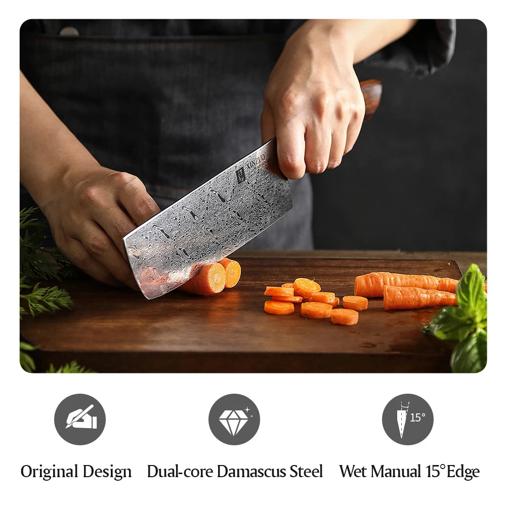 XINZUO 7" (180MM) Kinomi Series Nakiri