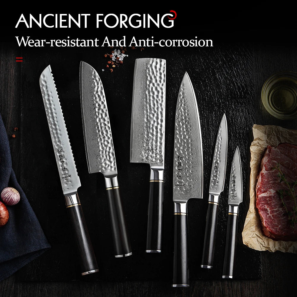 HEZHEN Hammer Series, 6-piece knife set