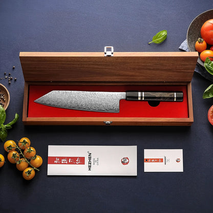 HEZHEN 8.3" (210MM) Tsubaki Series Bunka