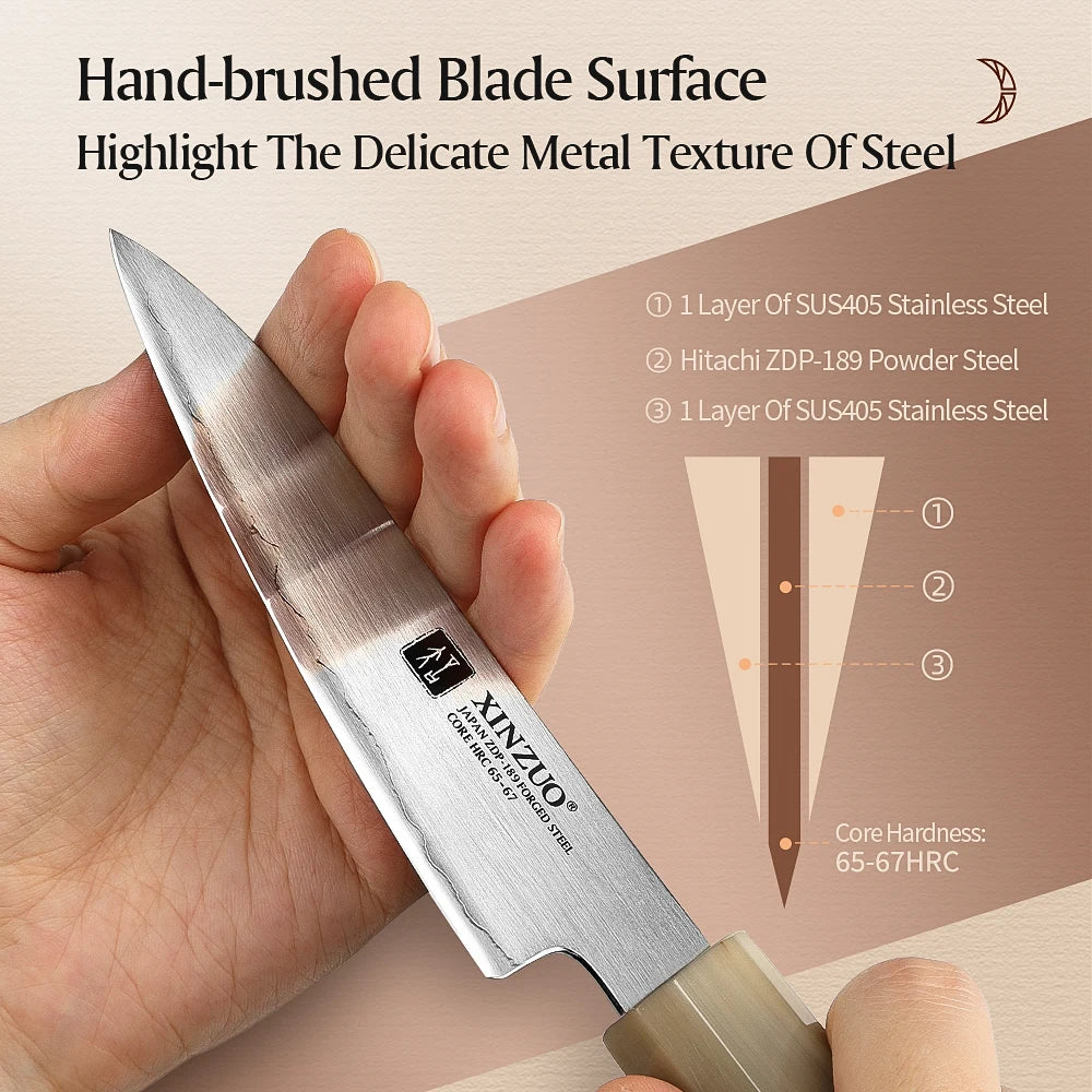 XINZUO 4.3'' (110MM) Tenshi Series paring knife