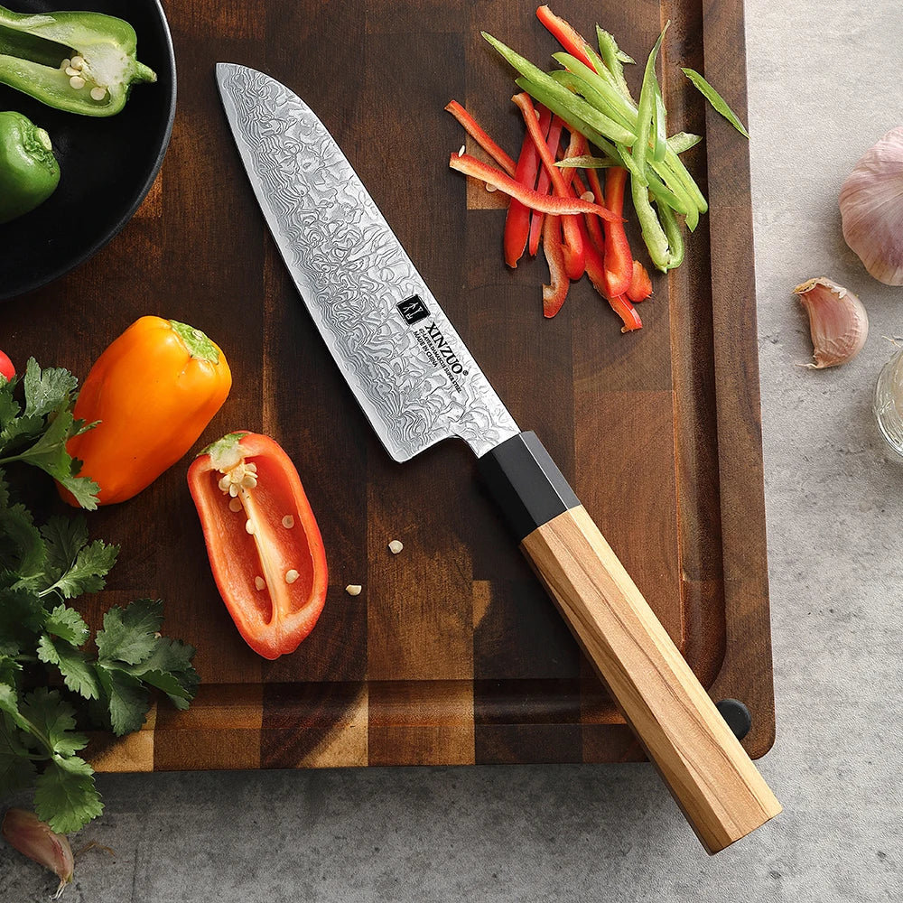 Xinzuo 5.5 "(140mm) Sobokuna Series Santoku